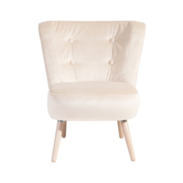 Poltrona crema Neele Velvet - Max Winzer-image-2