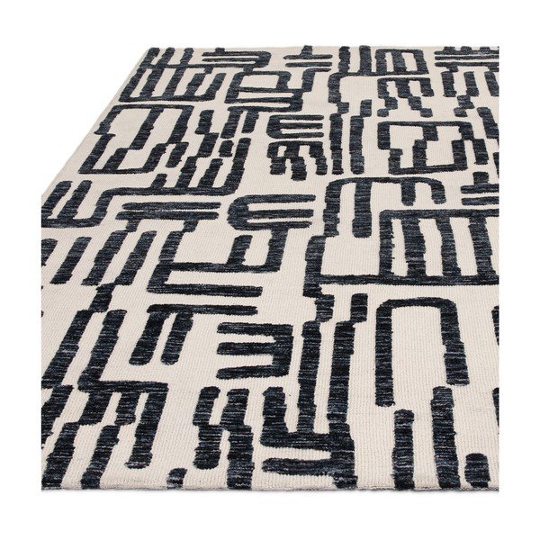Tappeto bianco e nero 200x290 cm Mason - Asiatic Carpets-image-3