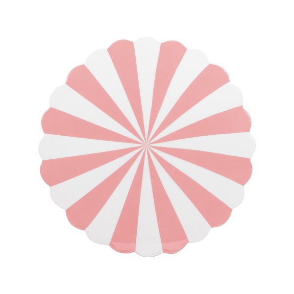 Tavolo rotondo in metallo ø 40 cm Candy Swirl - Leitmotiv-image-1