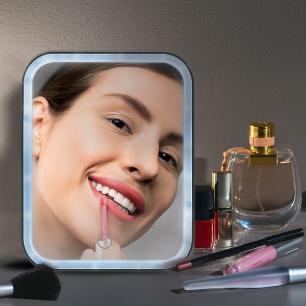 Specchio per make-up con illuminazione 15x20 cm Ania – MSV-image-1