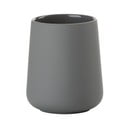 Tazza in porcellana grigia per spazzolini da denti Nova One - Zone