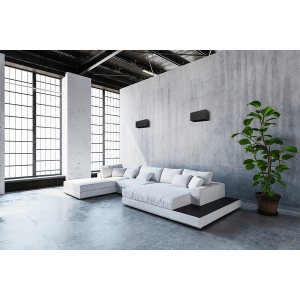 Lampada da parete nera Maxi Geo - Sollux-image-3