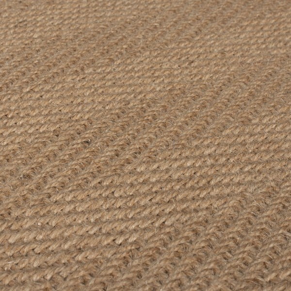 Passatoia di colore naturale in iuta 60x230 cm Kira – Flair Rugs-image-3