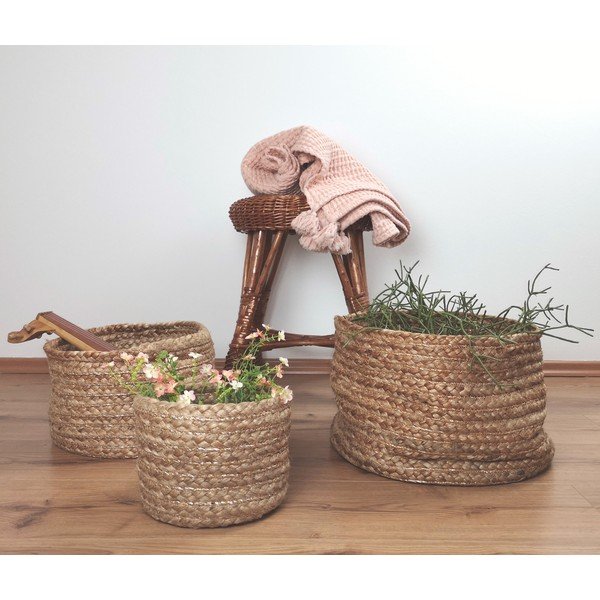Set di 3 cestini portaoggetti Abha - Nattiot-image-1