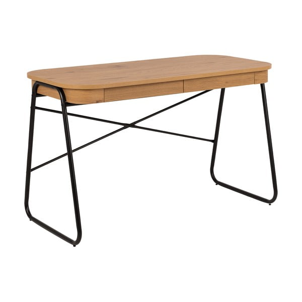 Tavolo da lavoro con piano in rovere 60x120 cm Blueton - Actona-image-4