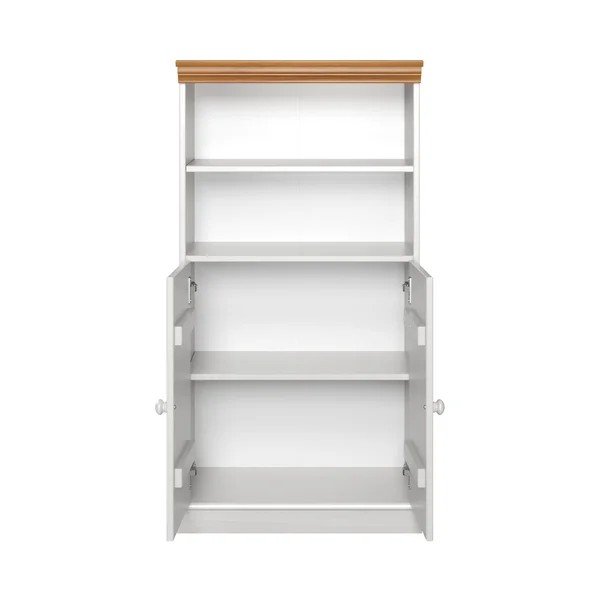 Mobile per bagno bianco in pino massiccio alto 60x115,5 cm Anita – Støraa-image-3