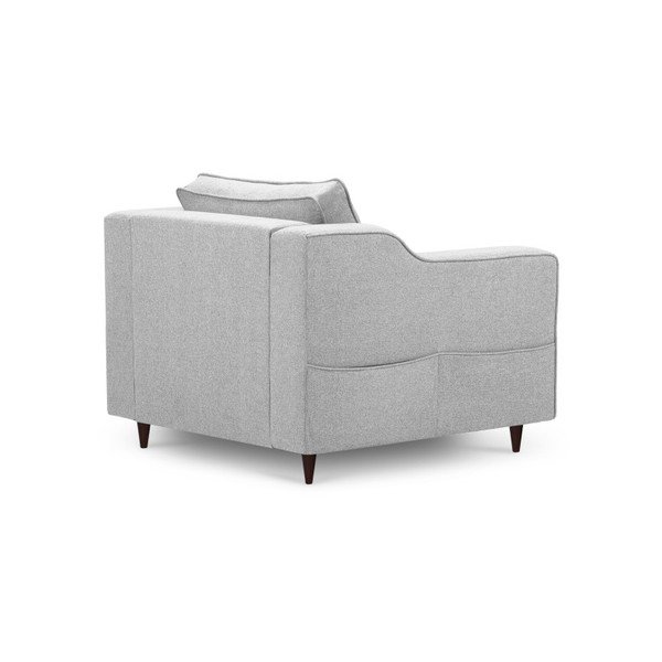 Poltrona grigia Narcisse - Mazzini Sofas-image-2