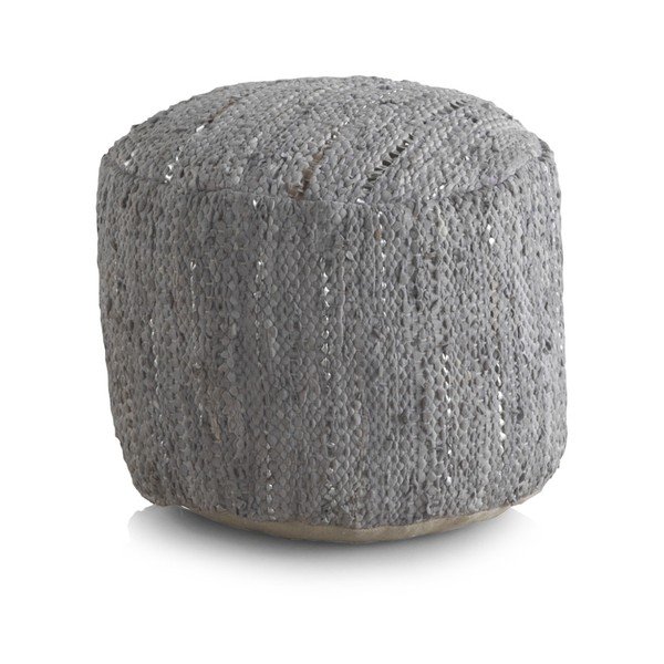 Pouf grigio a fantasia Beton - Geese