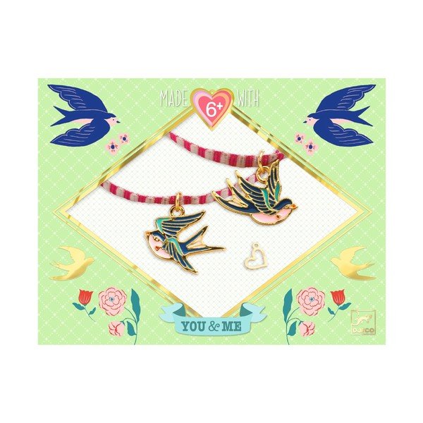 Kit per la creazione di gioielli Friendship Bracelets Birds - Djeco-image-2