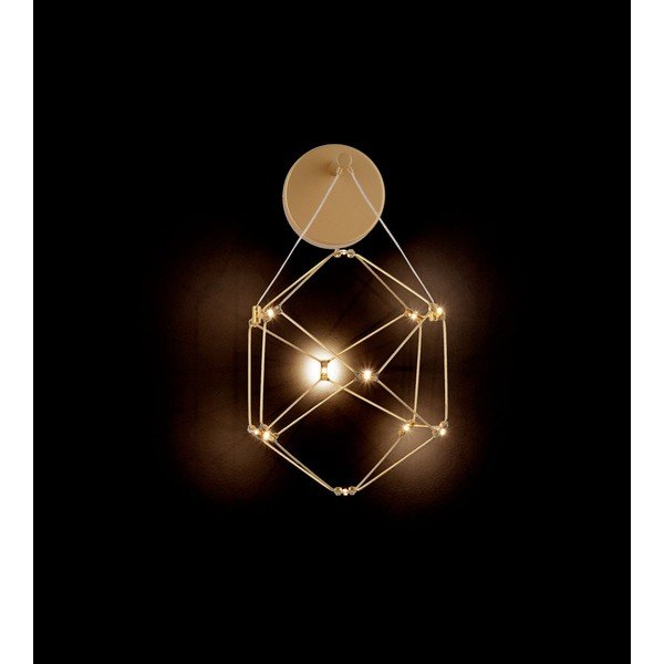 Lampada da parete LED dorata in alluminio Nebula – Nova Luce-image-3
