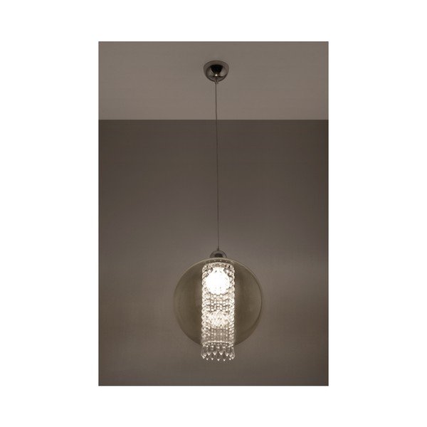 Lampada da soffitto Fiori Graphite - Sollux-image-1