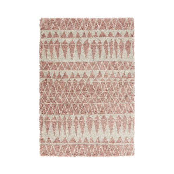 Tappeto grigio e rosa Allure Rose, 200 x 290 cm - Mint Rugs