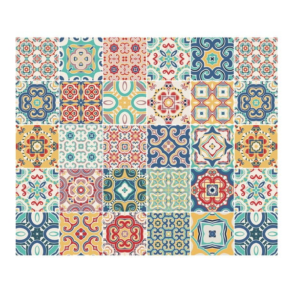 Set di 30 adesivi murali Jael, 10 x 10 cm - Ambiance-image-3