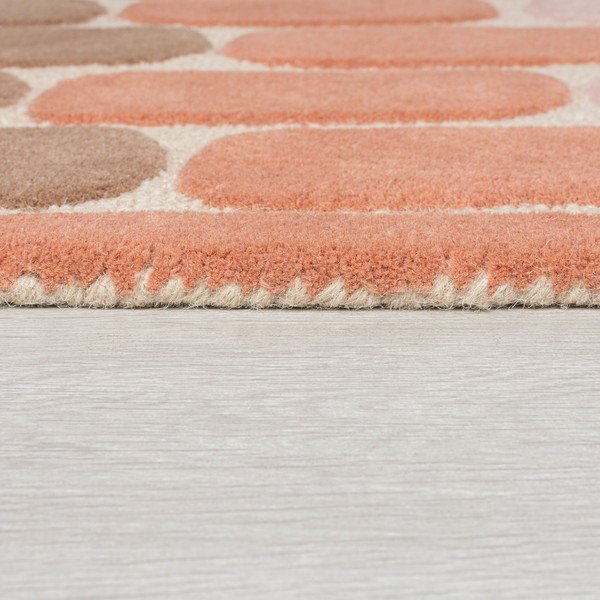 Tappeto in lana arancione , 160 x 230 cm Fossil - Flair Rugs-image-3
