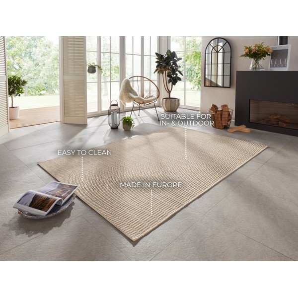 Tappeto crema adatto all'esterno Dreux, 160 x 230 cm Brave - Elle Decoration-image-4