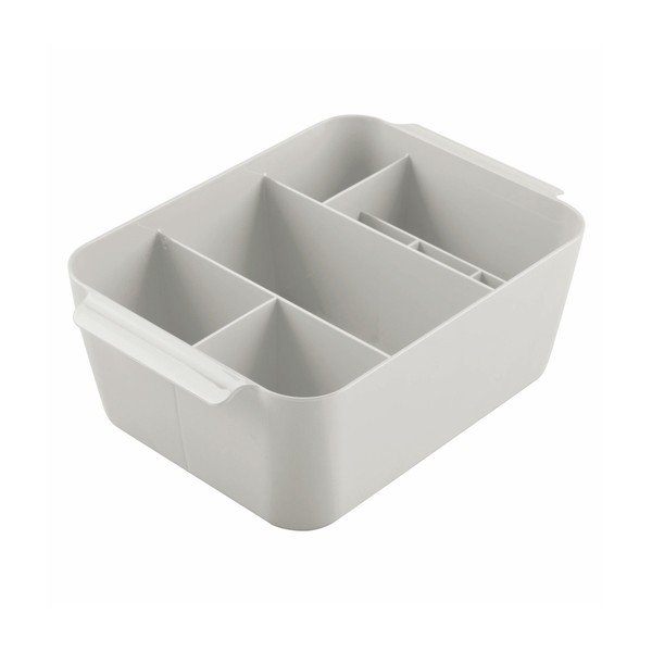 Šedý organizér InterDesign Clarity Divided
