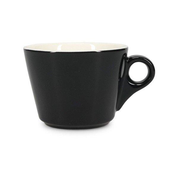 Tazzina per cappuccino nera in porcellana 160 ml Barista – BonBistro
