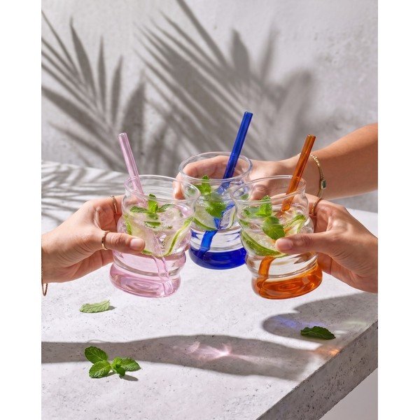 Set di bicchieri in vetro borosilicato 6 pz 350 ml Volo – Vialli Design-image-3