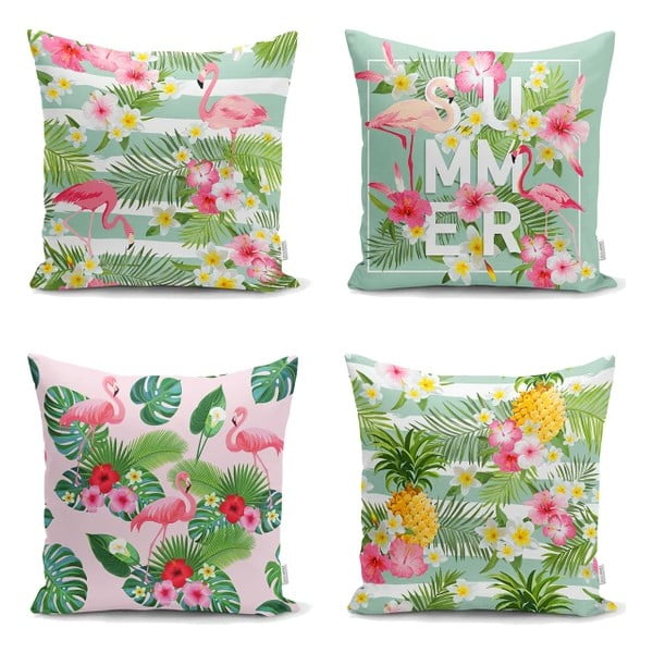 Set di 4 federe Naturia, 45 x 45 cm - Minimalist Cushion Covers