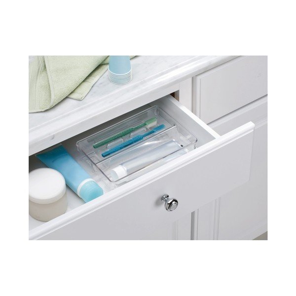 Bílý organizér InterDesign Rain, délka 24 cm-image-1