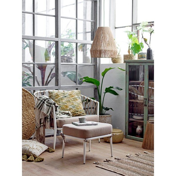 Vetrina verde chiaro in abete massiccio da appendere 81x122x18 cm Hazem – Bloomingville-image-2