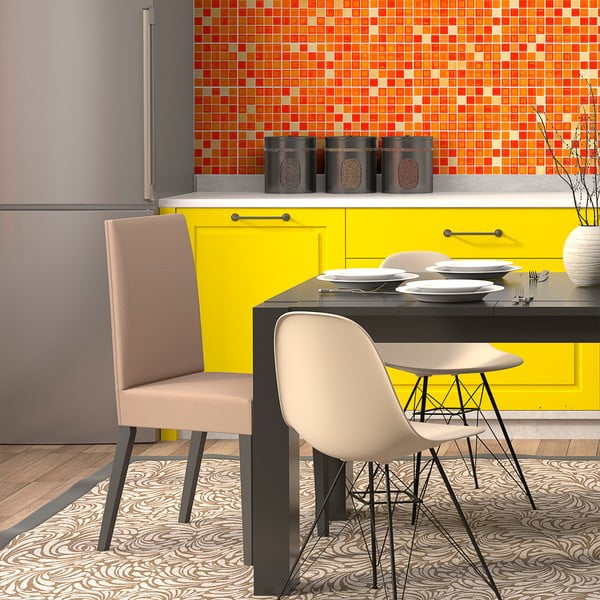 Set di 9 adesivi murali decorativi, 10 x 10 cm Mosaics - Ambiance-image-2