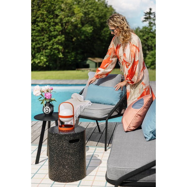 Divano da giardino nero a due posti North - Bonami Selection-image-2