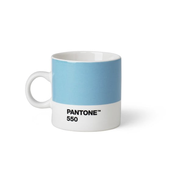 Tazzina per espresso azzurra in porcellana 120 ml Light Blue 550 – Pantone