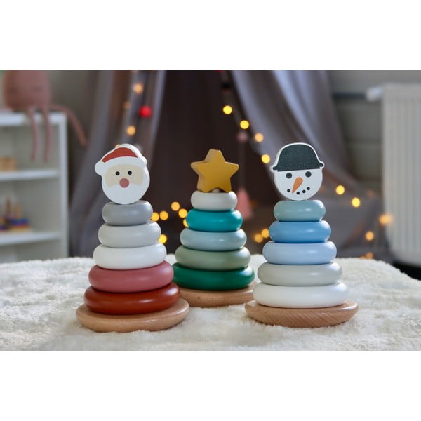 Torre impilabile in legno Christmas Tree - Kindsgut-image-1