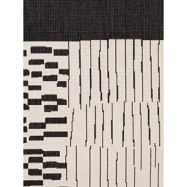 Tappeto da interno/esterno nero/color crema 160x230 cm Haringey Acacia – Ted Baker-image-4