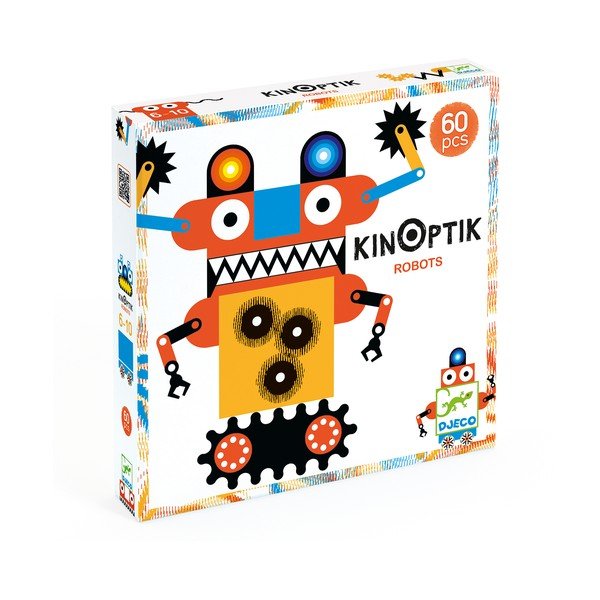 Set creativo Kinoptik Robots - Djeco-image-1