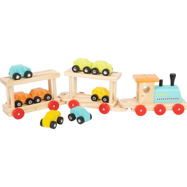 Treno a motore con automobili - Legler