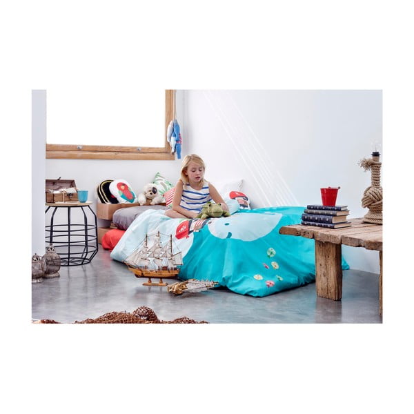 Cuscino in puro cotone Happynois , 40 x 30 cm Pirata - Mr. Fox-image-3