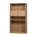 Libreria modulare in rovere colore naturale 110x199 cm Modulair - vtwonen