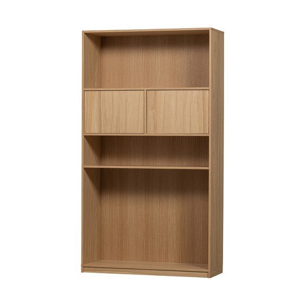 Libreria modulare in rovere colore naturale 110x199 cm Modulair - vtwonen