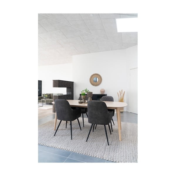 Tappeto in lana crema 160x230 cm Mandi - House Nordic-image-2