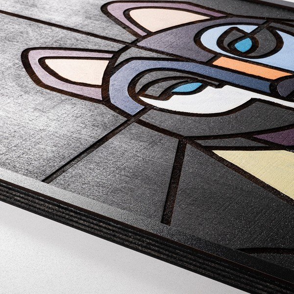 Dipinto 39x59 cm Wolf - Wallity-image-3