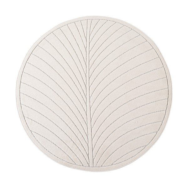 Tappeto da interno/esterno rotondo color crema ø 120 cm Nova 1204 – Ayyildiz Carpets