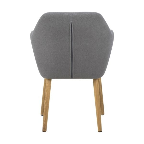 Sedia da pranzo grigio chiaro Emilia - Actona-image-3