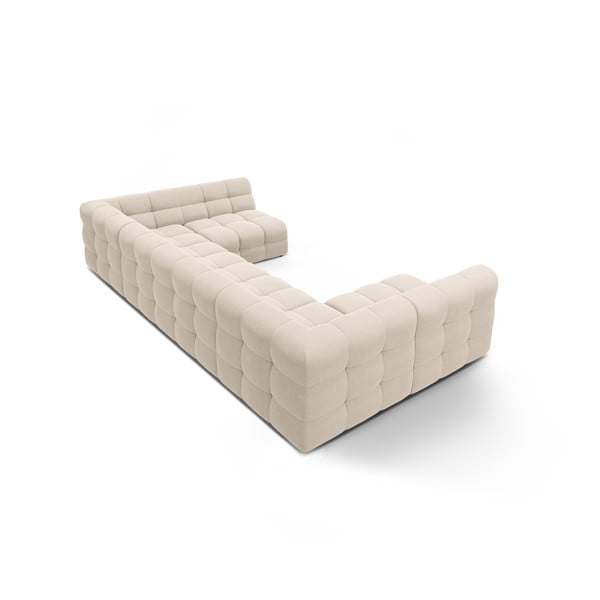 Divano angolare beige (a U) Kendal – Micadoni -image-4