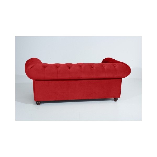 Divano rosso Orleans Velvet, 196 cm - Max Winzer-image-4
