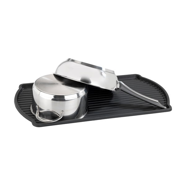 Scolapiatti nero a goccia Basic - Wenko-image-3