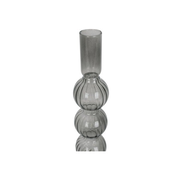 Portacandele in vetro grigio Bolle Swirl - PT LIVING-image-2