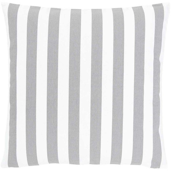 Federa decorativa in cotone bianco e grigio, 50 x 50 cm Timon - Westwing Collection