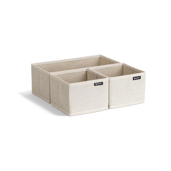 Set di organizer per cassetti in tessuto 3 pz Soft Storage – Bigso-image-4