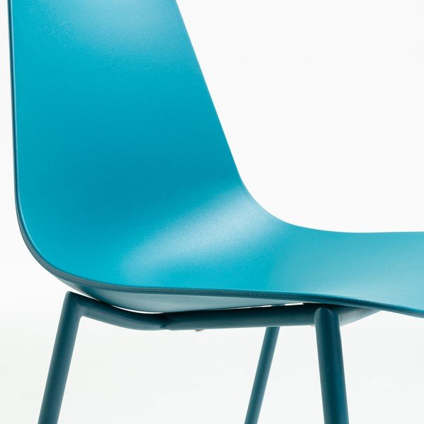 Sedia da pranzo turchese Wassu - Kave Home-image-4
