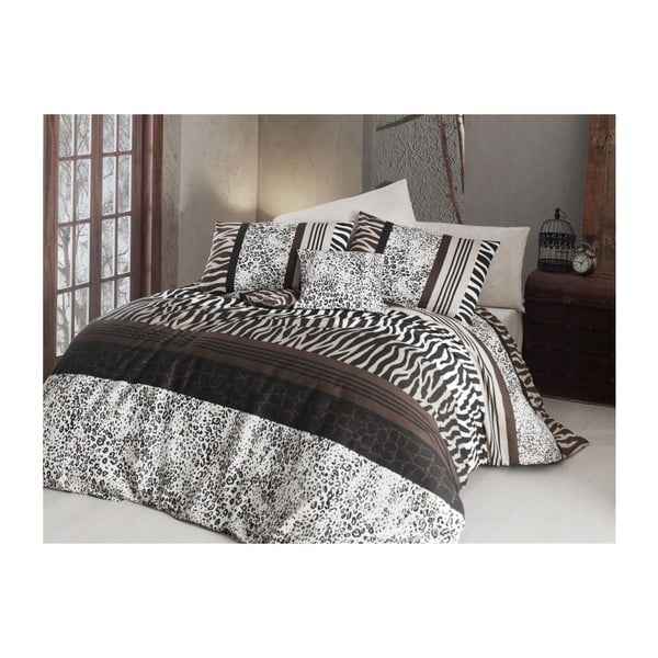 Lenzuola per letto matrimoniale con lenzuolo Nazenin Home Cheta, 200 x 220 cm - Mijolnir