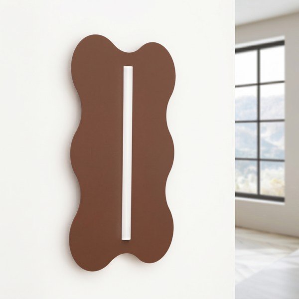 Lampada da parete marrone in metallo KLOVER – Thoro-image-2