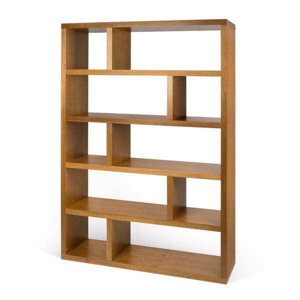 Libreria in legno esotico 120x173 cm Dublin - TemaHome-image-2