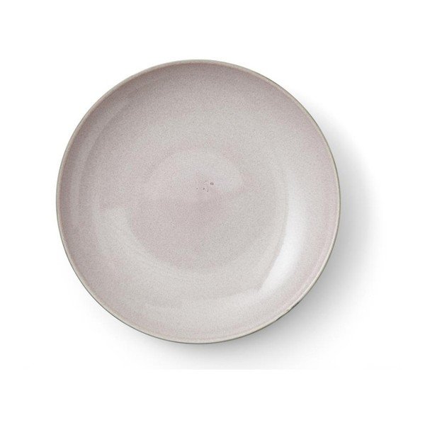 Ciotola da portata in gres grigio con smalto interno rosa , diametro 40 cm Mensa - Bitz-image-3